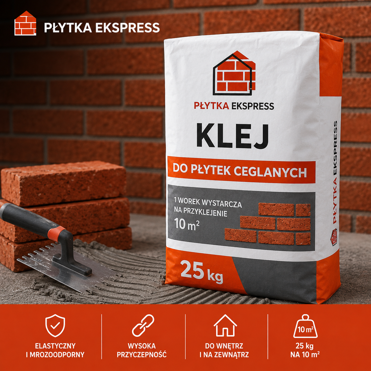 KLEJ DO PŁYTEK CEGLANYCH