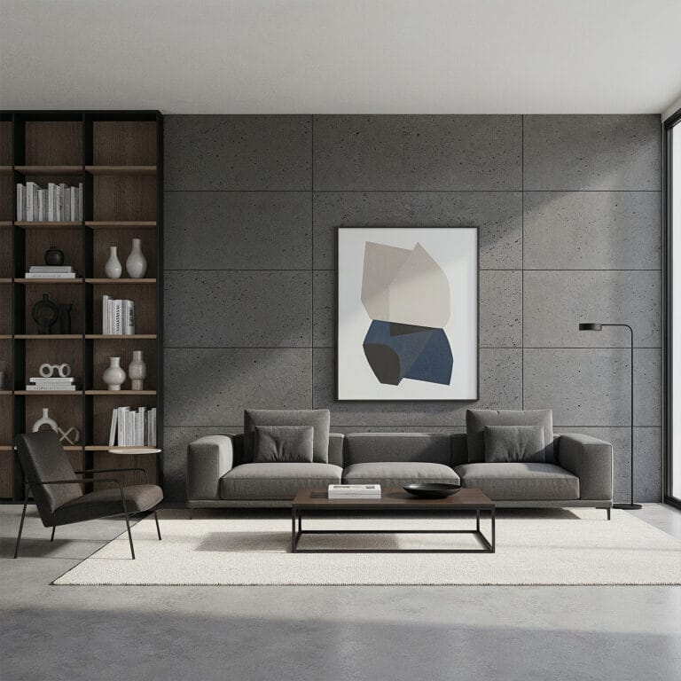 PŁYTA Z BETONU ARCHITEKTONICZNEGO - CIEMNY SZARY